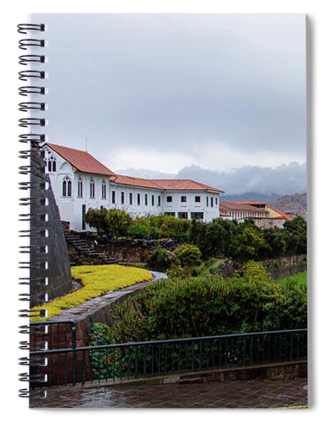 Street Scene with Colorful Mural Spiral Notebook
