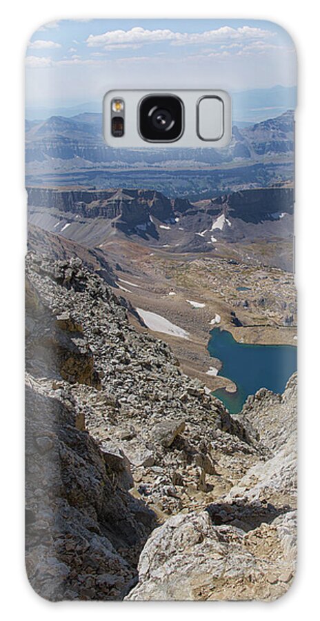 Breathtaking Middle Teton Mountain View Galaxy Case