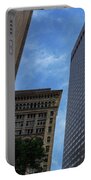 Skyscrapers Against Blue Sky Portable Battery Charger