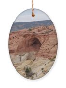 Natural Arch In Desert Landscape Ornament