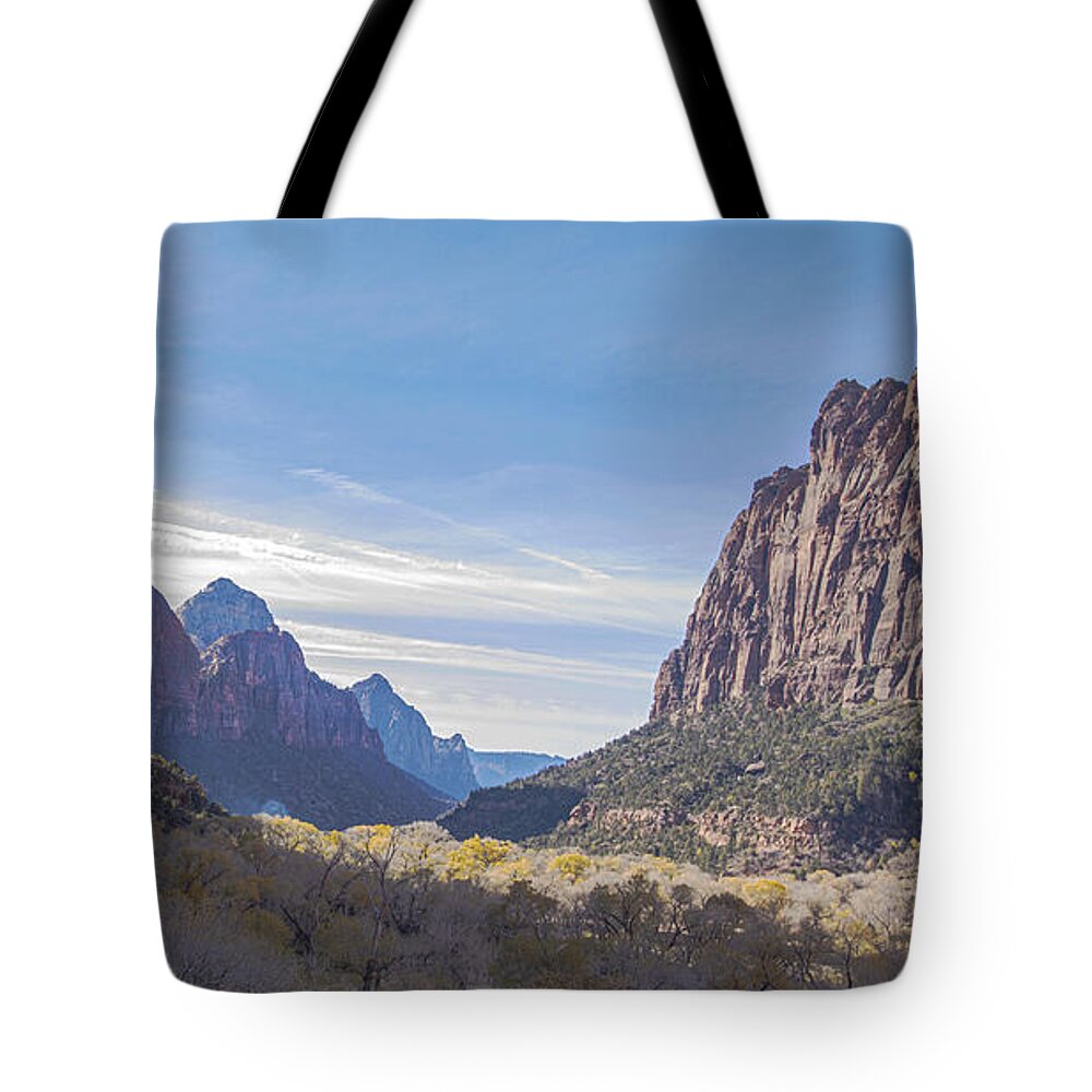 Majestic Zion National Park View Tote Bag