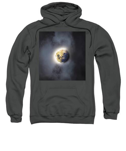 Celestial Moon In Ethereal Glow Sweatshirt