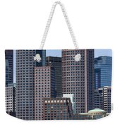 Boston Skyline by the Water Weekender Tote Bag