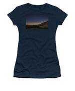 Twilight Comet Over Desert Landscape Women's T-Shirt