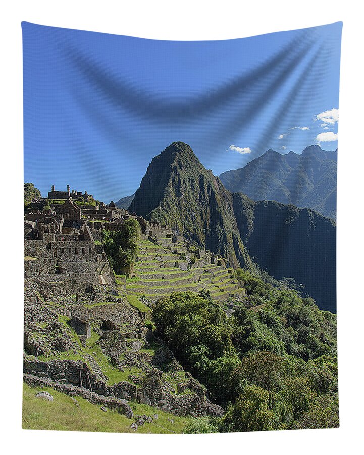 Machu Picchu In Sunlit Splendor Tapestry