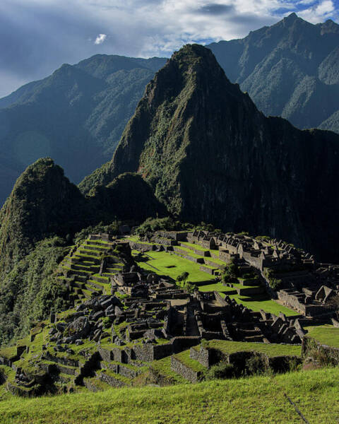 Majestic Ruins In A Mountain Valley Art Print