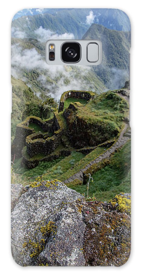 Misty Mountain Pathway Of The Inca Trail Galaxy Case
