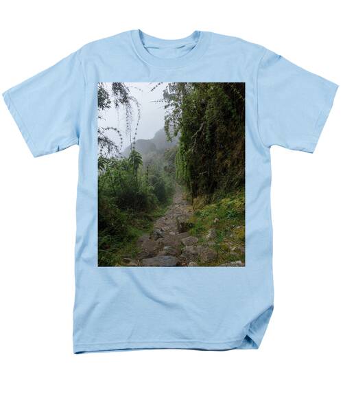 Misty Forest Pathway On The Inca Trail Men's T-Shirt  (Regular Fit)