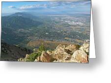 Expansive View From Ben Lomond Summit Greeting Card