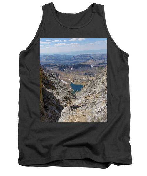 Breathtaking Middle Teton Mountain View Tank Top