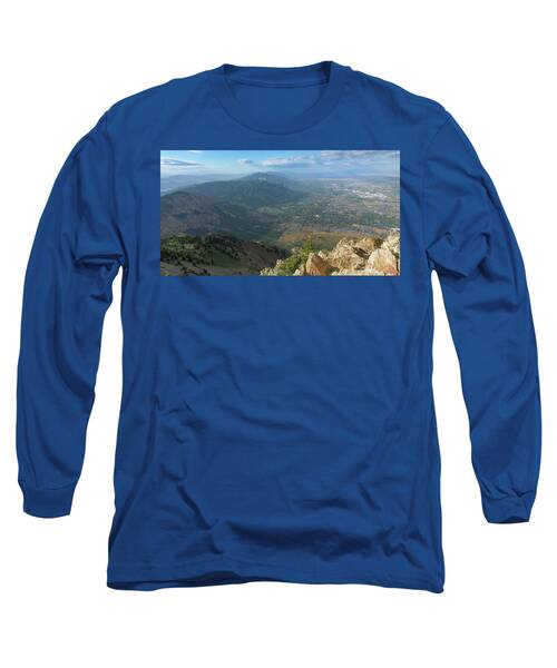 Expansive View From Ben Lomond Summit Long Sleeve T-Shirt