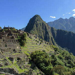 Machu Picchu in Sunlit Splendor by Brandon Wichmann