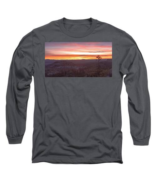 Serene Mountain Sunrise In Bryce Canyon National Park Long Sleeve T-Shirt