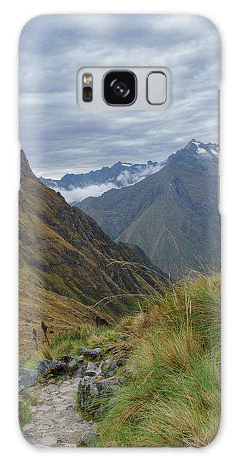 Trail Through Majestic Mountain Landscape To Dead Woman's Pass Galaxy Case