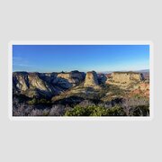 Majestic National Park Canyon Views Sticker