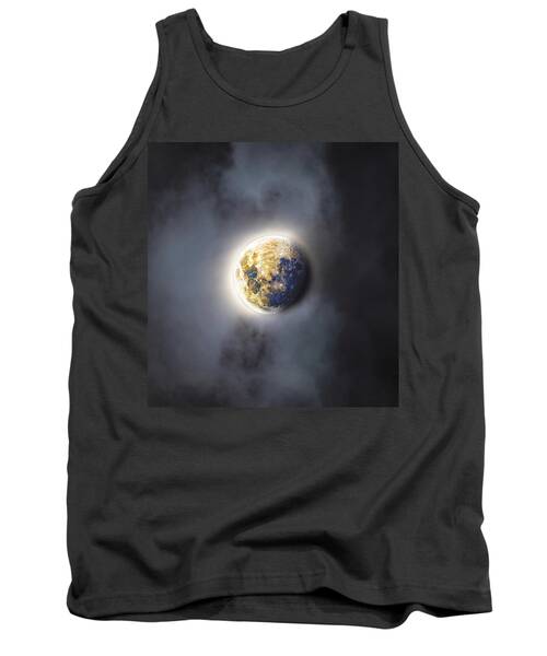 Celestial Moon In Ethereal Glow Tank Top