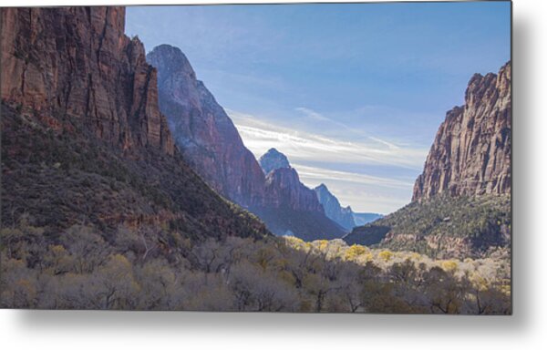 Majestic Zion National Park View Metal Print