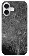 Lunar Surface Craters In Detail iPhone Case