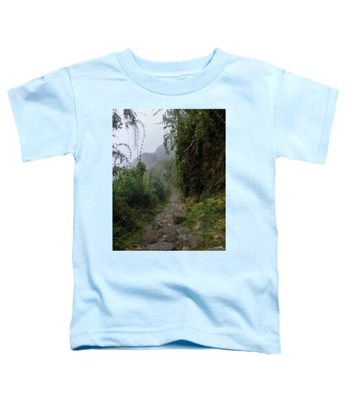 Misty Forest Pathway On The Inca Trail Toddler T-Shirt