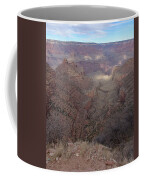 Majestic Grand Canyon Overlook Under Azure Sky Coffee Mug