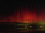 Mesmerizing Northern Lights Display Jigsaw Puzzle by Brandon Wichmann