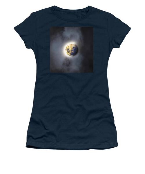 Celestial Moon In Ethereal Glow Women's T-Shirt