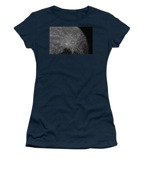 Lunar Surface Craters In Detail Women's T-Shirt