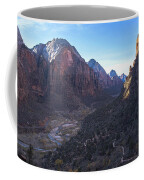 Breathtaking Valley Vista In Zion National Park Coffee Mug