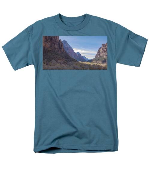 Majestic Zion National Park View Men's T-Shirt  (Regular Fit)