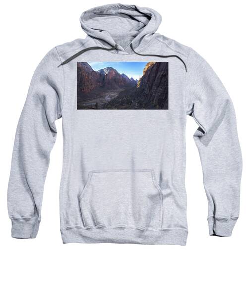 Breathtaking Valley Vista In Zion National Park Sweatshirt