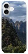 Misty Andes Mountain Range Landscape iPhone Case
