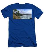 Coastal Serenity With Rugged Cliffs T-Shirt