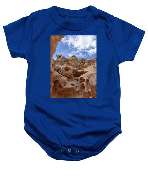 Majestic Rock Formations In Capitol Reef National Park Baby One-Piece