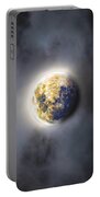 Celestial Moon In Ethereal Glow Portable Battery Charger