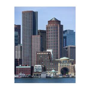 Boston Skyline by the Water by Brandon Wichmann Boston Skyline by the Water by Brandon Wichmann