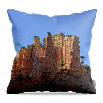 Majestic Bryce Canyon Formations Throw Pillow
