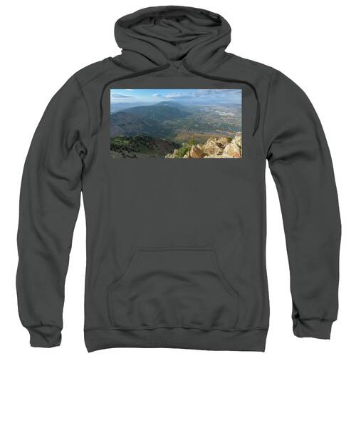 Expansive View From Ben Lomond Summit Sweatshirt