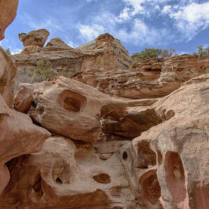 Majestic Rock Formations in Capitol Reef National Park by Brandon Wichmann Majestic Rock Formations in Capitol Reef National Park by Brandon Wichmann