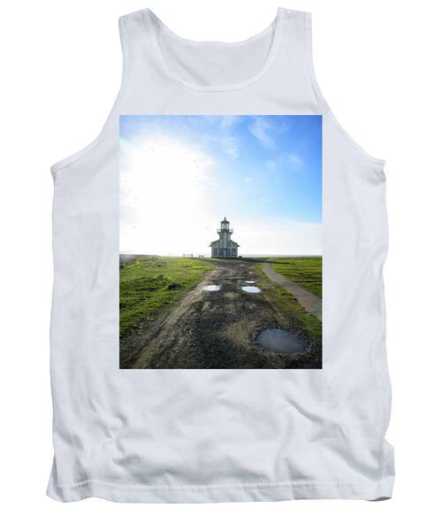 Lighthouse Under A Bright Sky Tank Top
