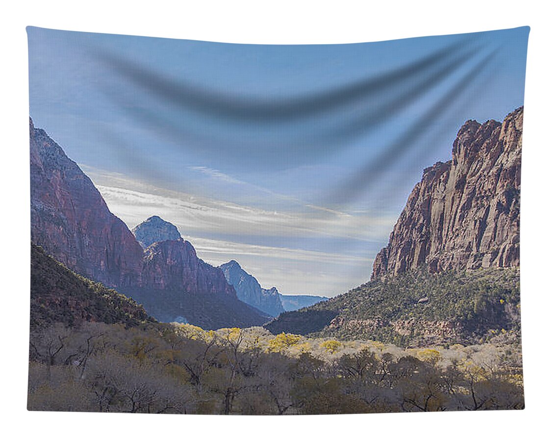 Majestic Zion National Park View Tapestry