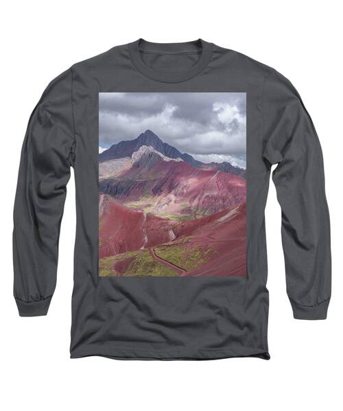 Majestic Colorful Mountain Range Long Sleeve T-Shirt