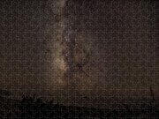 Milky Way Over Tranquil Shoreline Jigsaw Puzzle