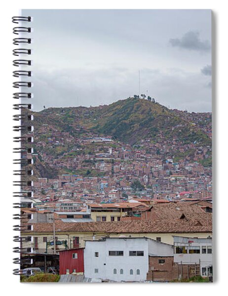 Rooftops and Hills of Cusco Spiral Notebook