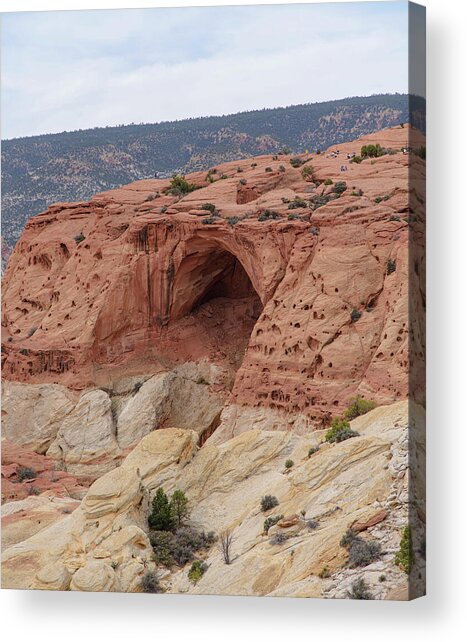 Natural Arch In Desert Landscape Acrylic Print