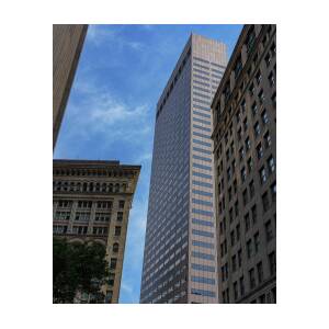 Skyscrapers Against Blue Sky by Brandon Wichmann