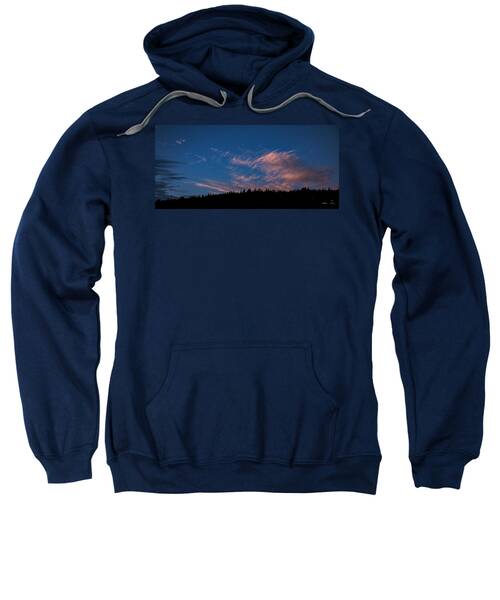 Twilight Over Forested Horizon Sweatshirt