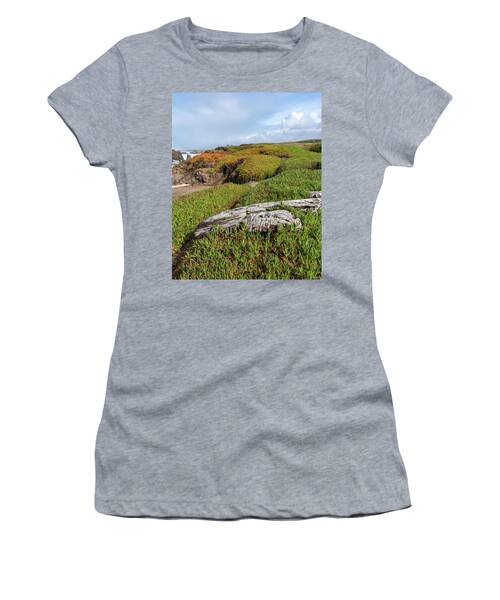 Coastal Landscape with Driftwood Women's T-Shirt