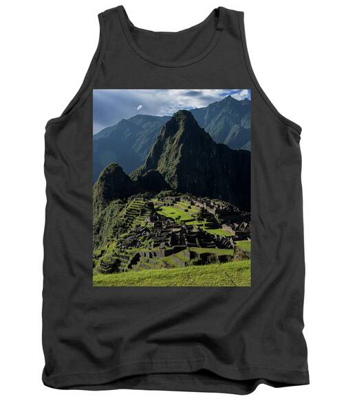 Majestic Ruins In A Mountain Valley Tank Top