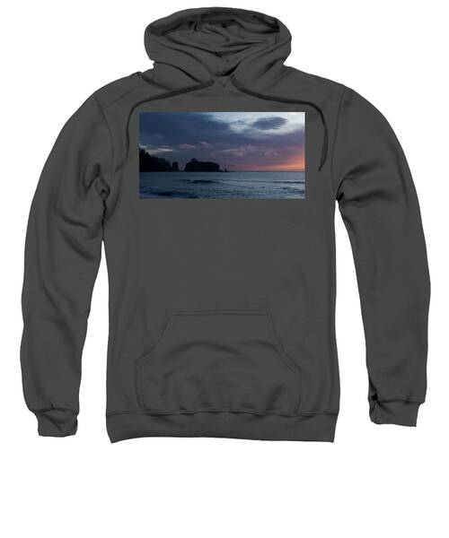 Serene Coastal Sunset with Cliffs Sweatshirt