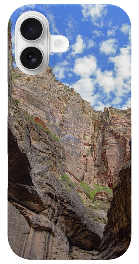 Majestic Canyon Sky View In The Narrows iPhone Case